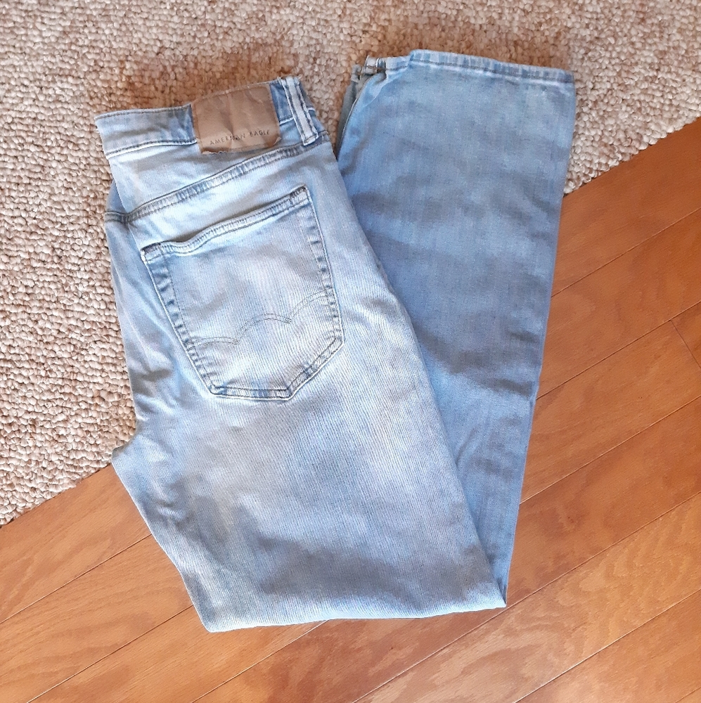 American Eagle Relaxed Straight Jeans size 30X32 - Picture 4 of 14
